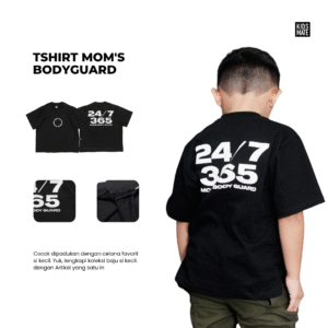 Kidsmate Tshirt Mom's Bodyguard