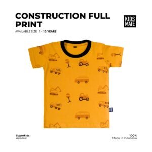 Kidsmate Kaos Construction Full Print Series