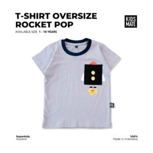 Kaos Anak Oversize Rocket Pop