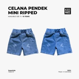 Celana Jeans Pendek Anak Mini Ripped