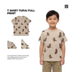 Kidsmate Kaos Anak Tupai Fullprint