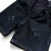 Celana Jeans Pendek Black Ripped - Gambar 4