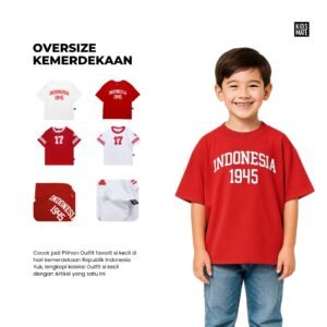 Kidsmate Tshirt Oversize Kemerdekaan