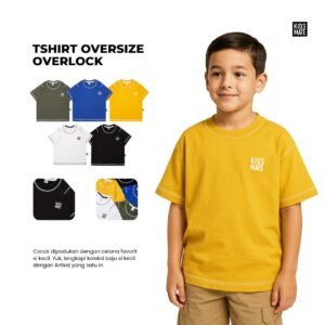 Kidsmate Tshirt Oversize Overlock