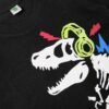 Kaos Anak Electric Dino Disco Black Kidsmate - Gambar 2