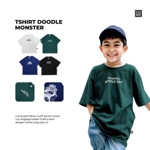 Kidsmate Tshirt Doodle Monster