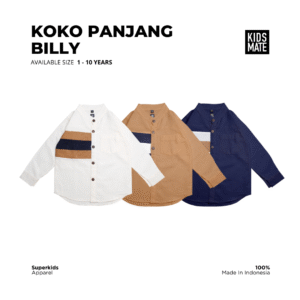 Kidsmate Kemeja Koko Panjang Billy