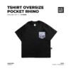 Kidsmate Tshirt Oversize Pocket Animal Series - Gambar 3