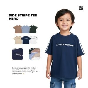 Kidsmate Side Stripe Tee hero