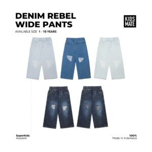 Kidsmate Denim Rebel Wide Pants