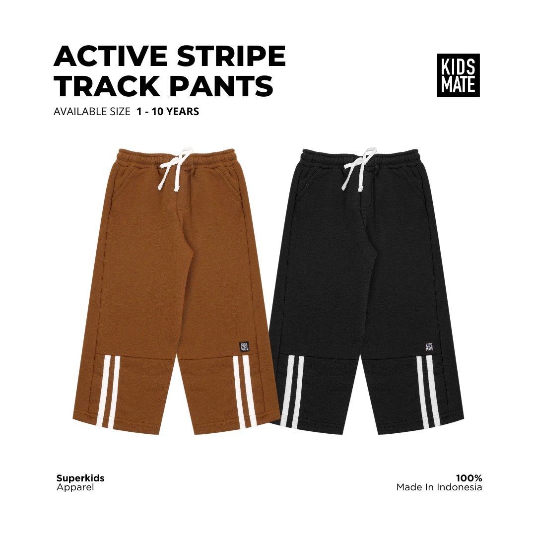 Kidsmate Active Stripe Track Pants