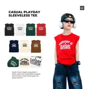 Kidsmate Casual Playday Sleeveless Tee