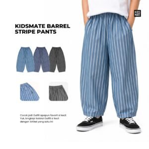 Kidsmate Barrel Stripe Pants