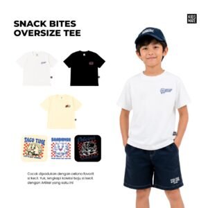 Kidsmate Snack Bites Oversize Tee