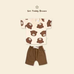 Minieclub Set Teddy Brown