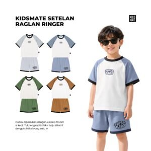 Kidsmate Setelan Raglan Ringer
