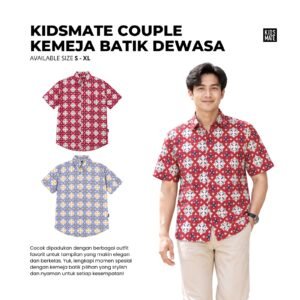 Kidsmate Couple Kemeja Batik Dewasa